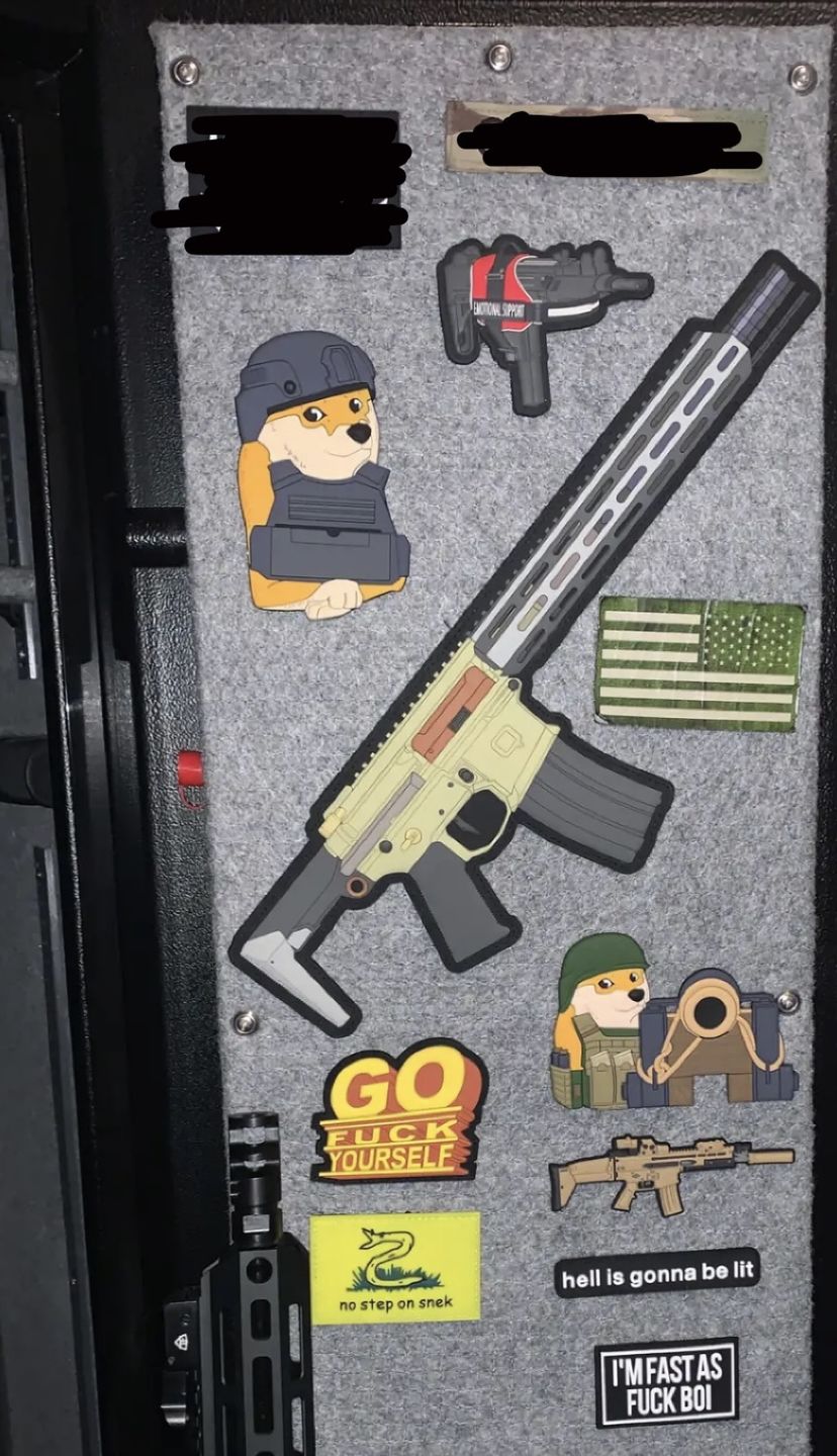 Customer photo review of No Step On Snek Morale Patch (PVC)