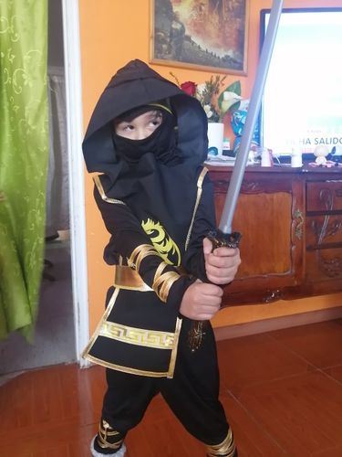 Customer photo review of Déguisement Dragon<br> Garçon