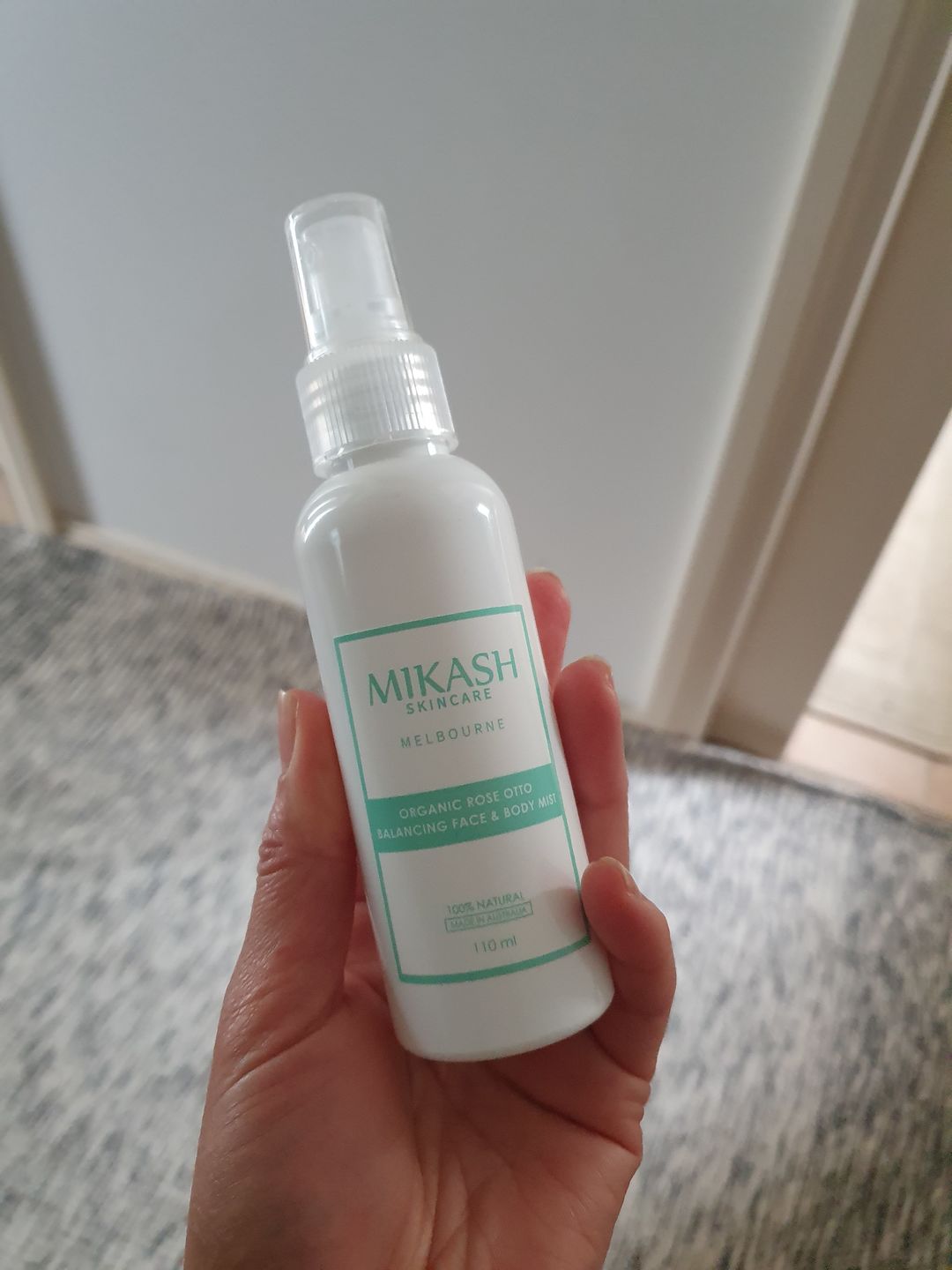 Customer photo review of Organic Rose Otto Face & Body Mist