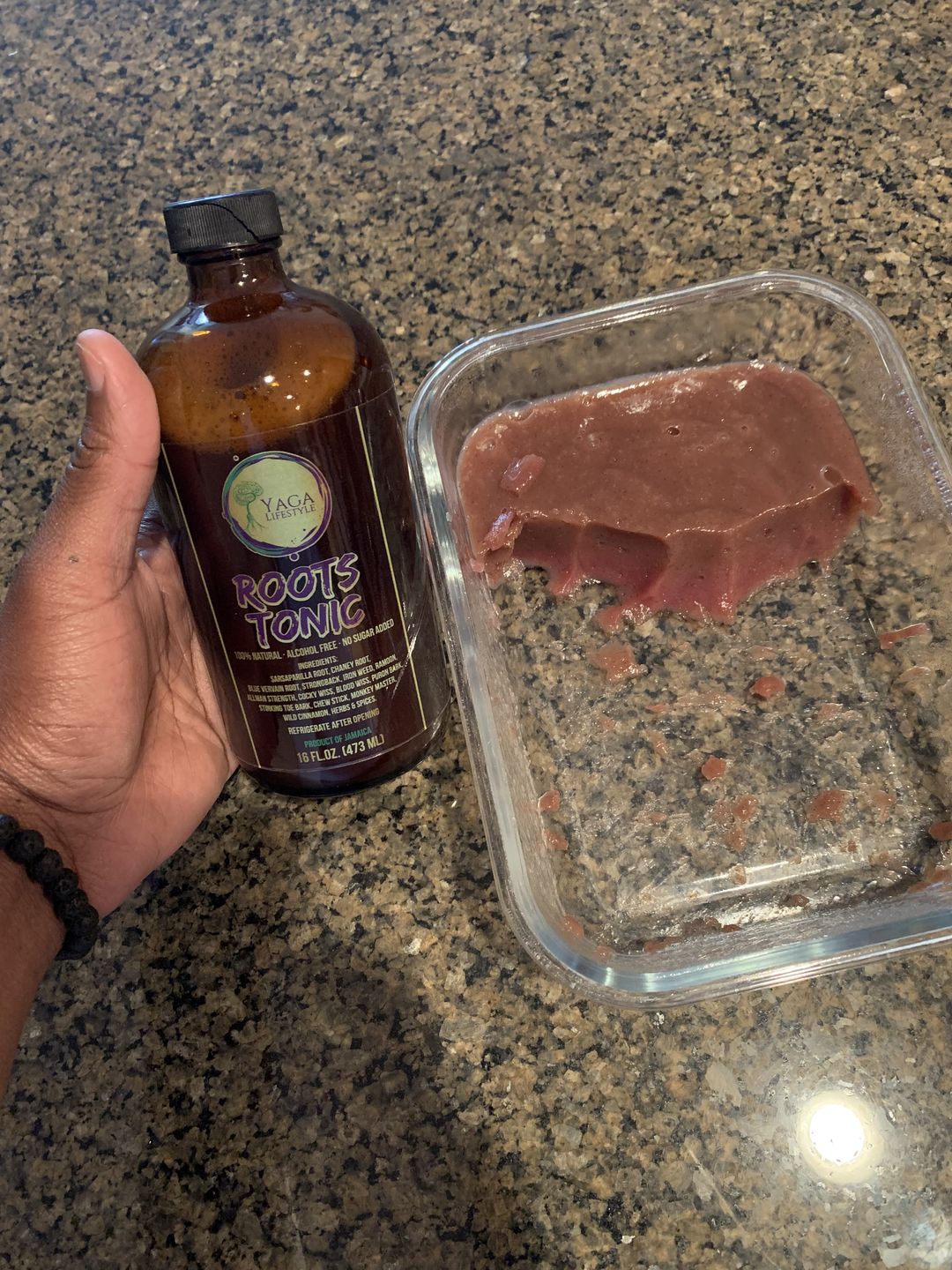 Customer photo review of Yaga Roots Tonic™