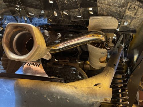 Customer photo review of RPM SxS Muffler Delete " Slip On " Exhaust Race Pipe
