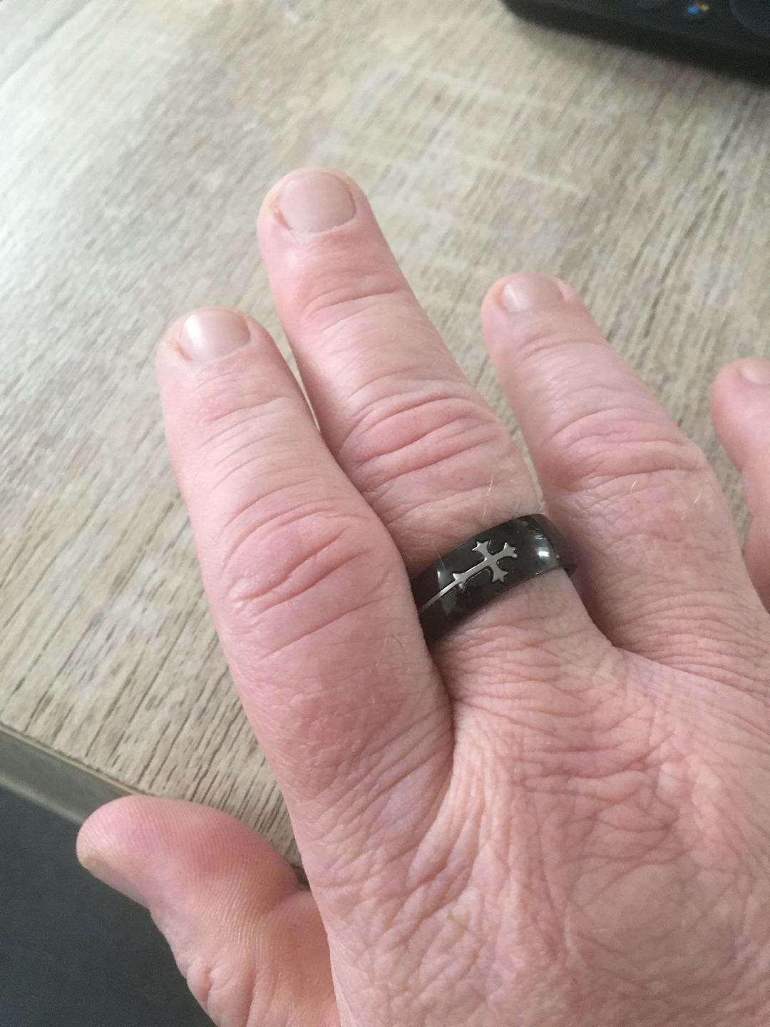 Customer photo review of Bague de la Guerre Sainte