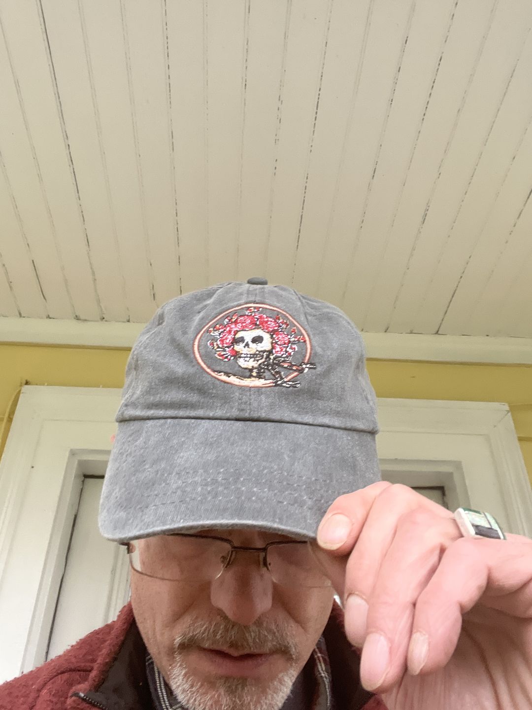 Customer photo review of Grateful Dead Skull and Roses Cap