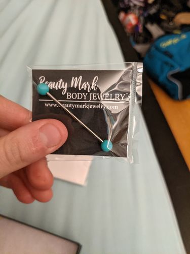 Customer photo review of Matte Industrial Barbell