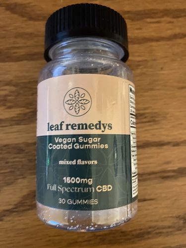 Customer photo review of 1500mg CBD Gummies mixed flavors