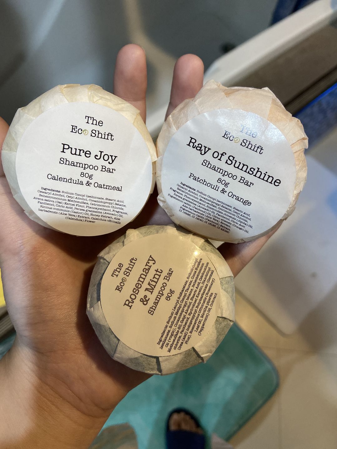 Customer photo review of Ray of Sunshine | Shampoo Bar