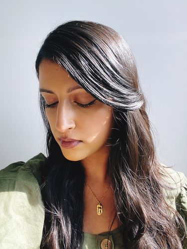 Customer photo review of Goddess Aphrodite Necklace