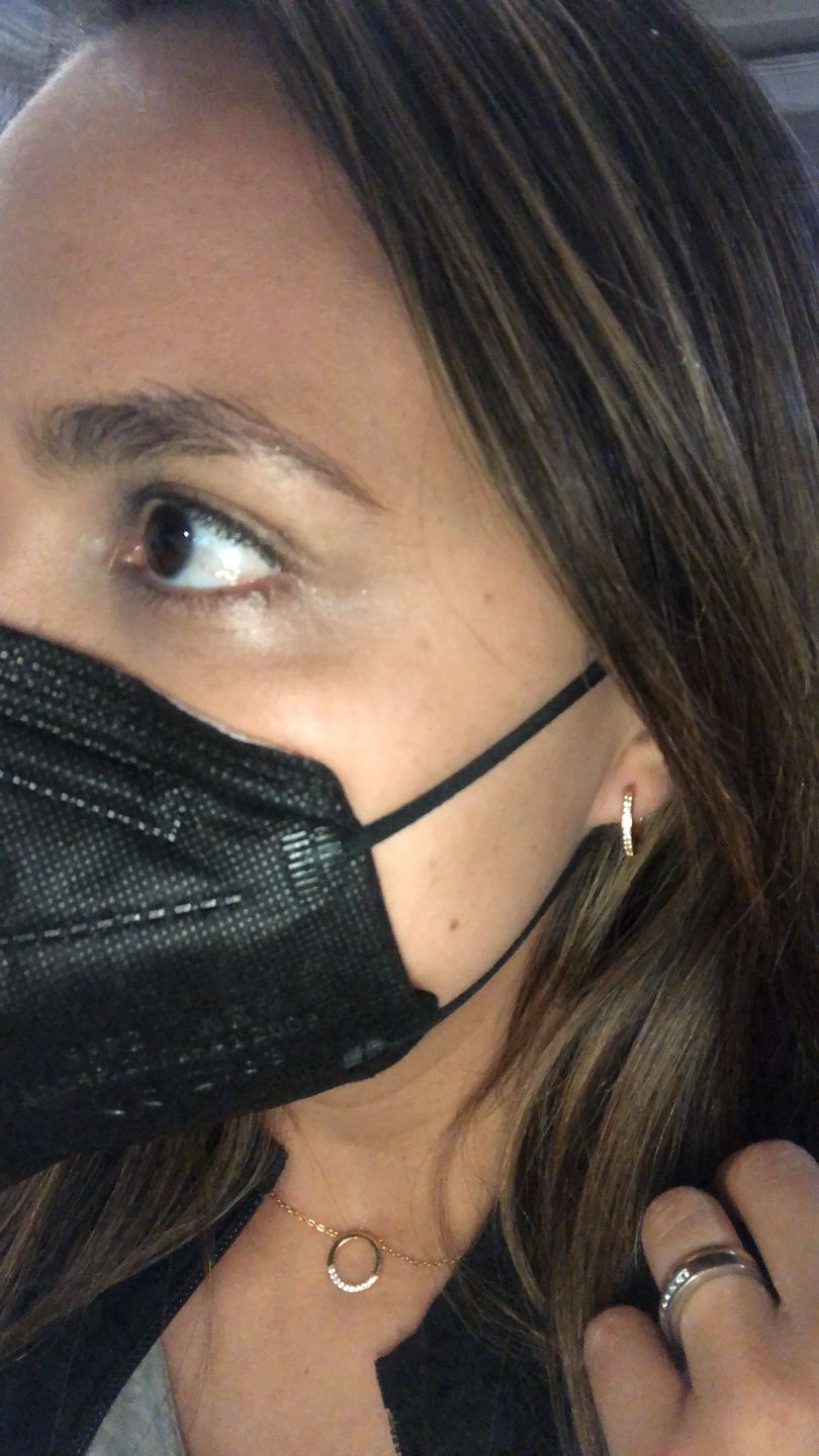 Customer photo review of COLLAR LEA BAÑADO EN ORO