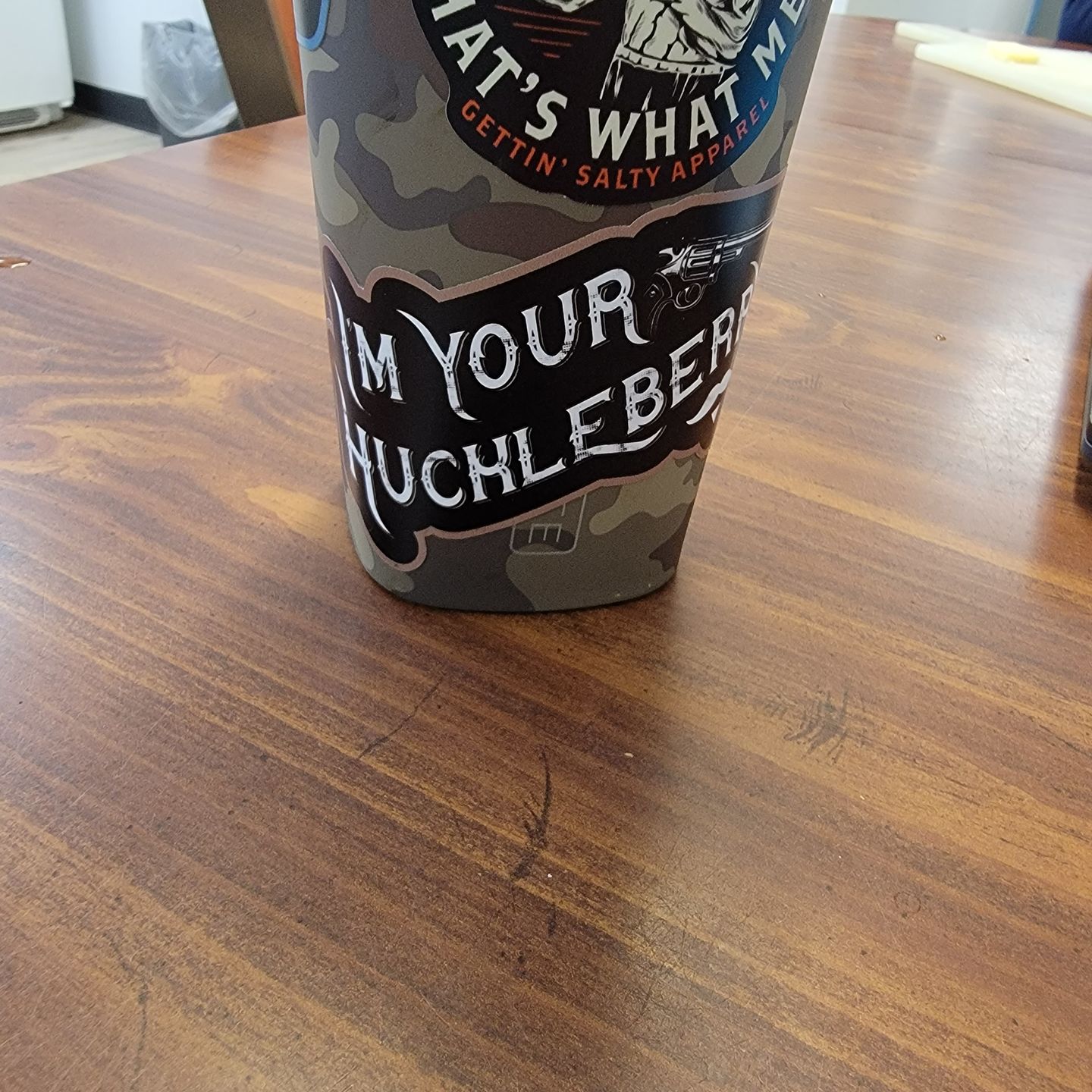 Customer photo review of I'm your Huckleberry Decal