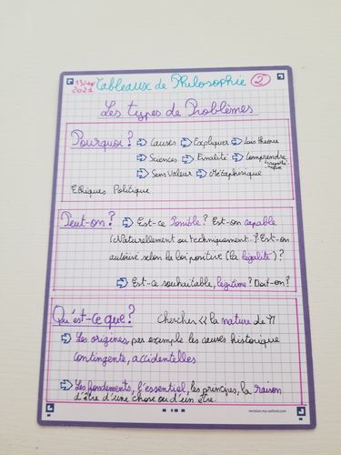 Avis photo d'un client sur Fiches de révision REVISION 2.0 OXFORD # 50 fiches 14,8 x 21 cm - petits carreaux