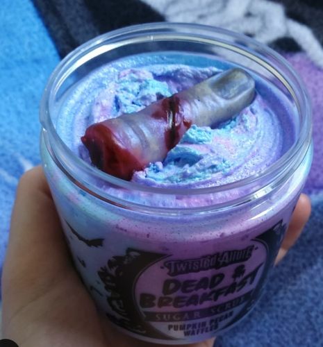 Customer photo review of Dead and Breakfast Sugar Scrub