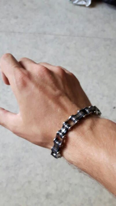 Customer photo review of Cycolinks Classic Chain Bracelet