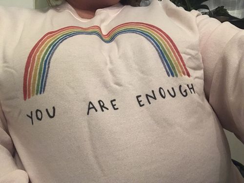 Customer photo review of You Are Enough (Rainbow)