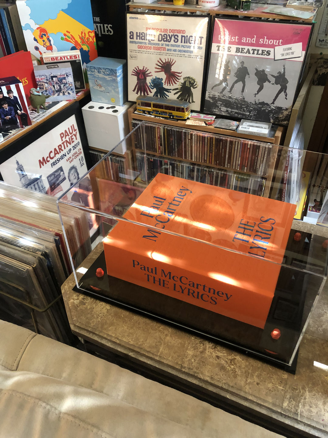 Customer photo review of Acrylic Book Display Case 15.25 x 12 x 8 - Clear (A026/V12)