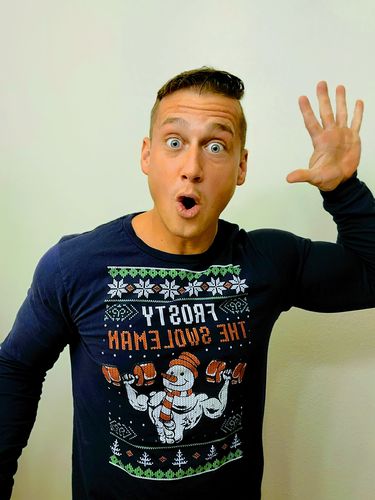 Customer photo review of Frosty The Swoleman - Long Sleeve