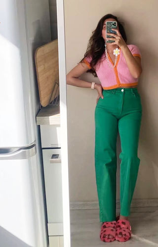 Customer photo review of Soft Touch Crop Cardigan