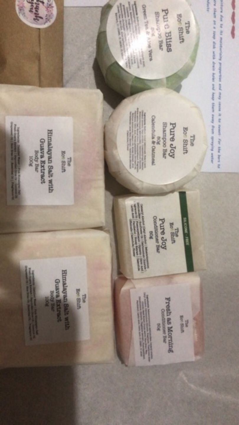 Customer photo review of Pure Bliss | Shampoo Bar