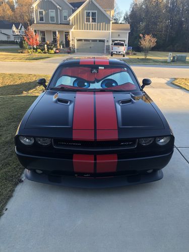 Customer photo review of Red Angry Cartoon Eyes Car Sunshade Custom Car Windshield Accessories