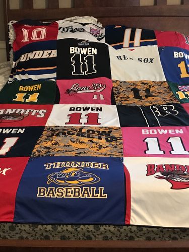 Customer photo review of Classic T-Shirt Blanket