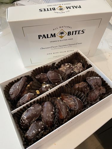 Customer photo review of One Bite Palm Bites | Variety Pack