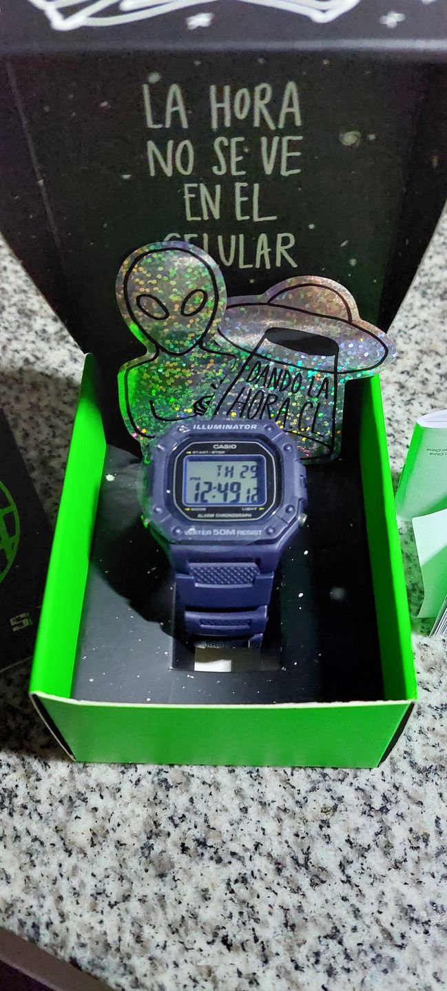 Customer photo review of Reloj Casio Vintage W-218H-2AVDF Azul