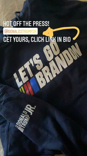 Customer photo review of Let's Go Brandon Hoodie