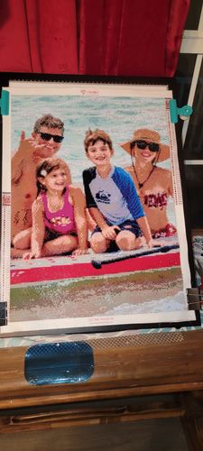 Customer photo review of Your Advanced Custom Diamond Painting Kit - Premium Quality