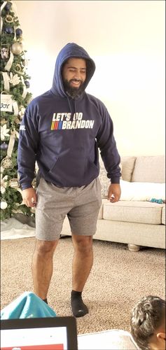 Customer photo review of Let's Go Brandon Hoodie