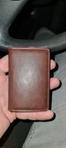 Customer photo review of RFID antimagnetische Kartentasche mit automatischem Auswurf