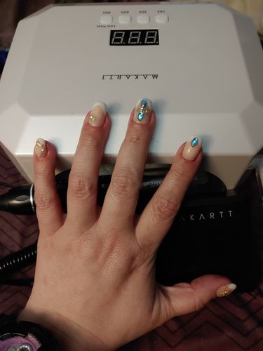 Customer photo review of 54W Rechargeable UV LED Nail