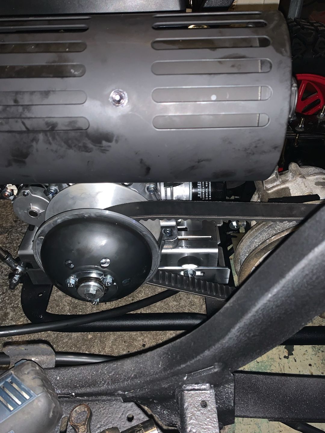 Customer photo review of EZGO "Anti-Vibration" Big Block GX390/Clone Conversion Cradle & Motor Mount