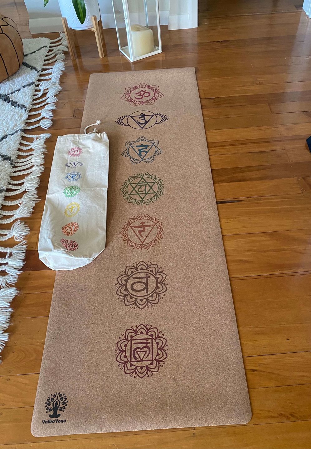 Customer photo review of Cotton Yoga Mat Bag