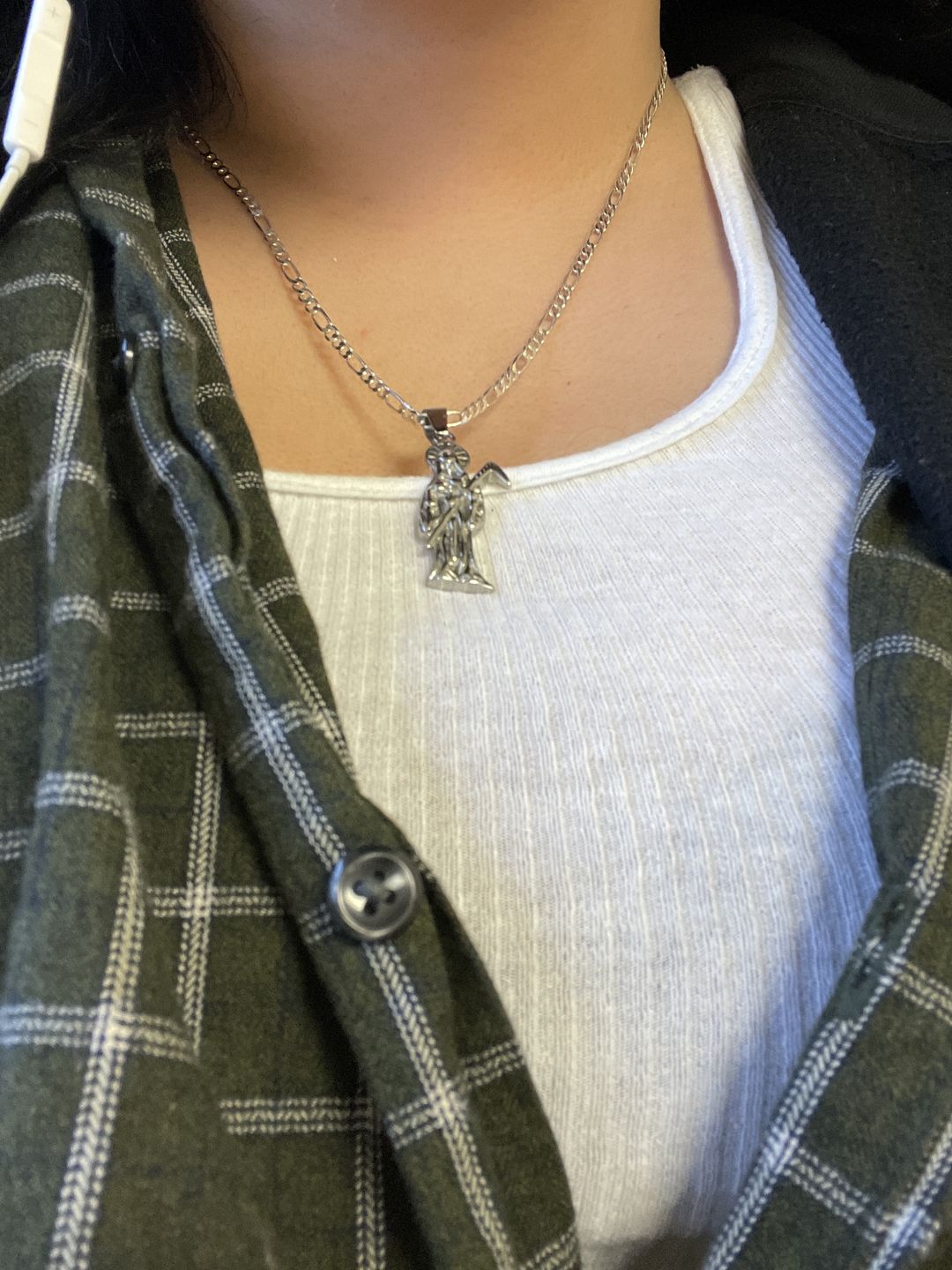 Customer photo review of SANTA MUERTE PENDANT