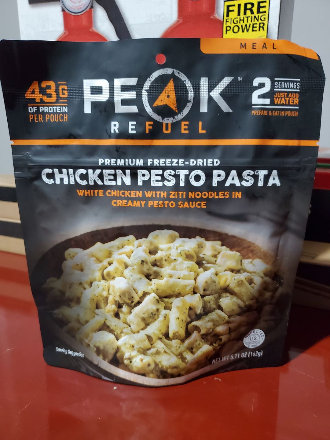 Customer photo review of Chicken Pesto Pasta