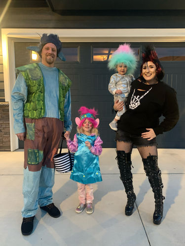 Customer photo review of 153 - Regret Wide Neck Sweatshirt