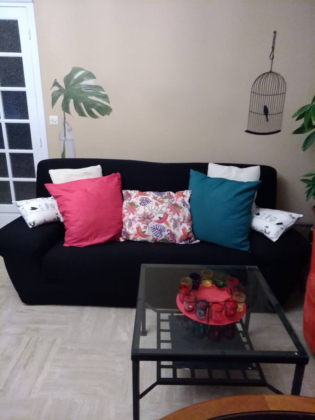Customer photo review of Noir - Housses Extensibles de Fauteuil et Canapé - La Maison des Housses