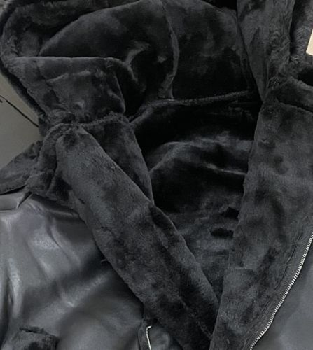 Customer photo review of Shawbest-Men Faux Fur Parka Jacket
