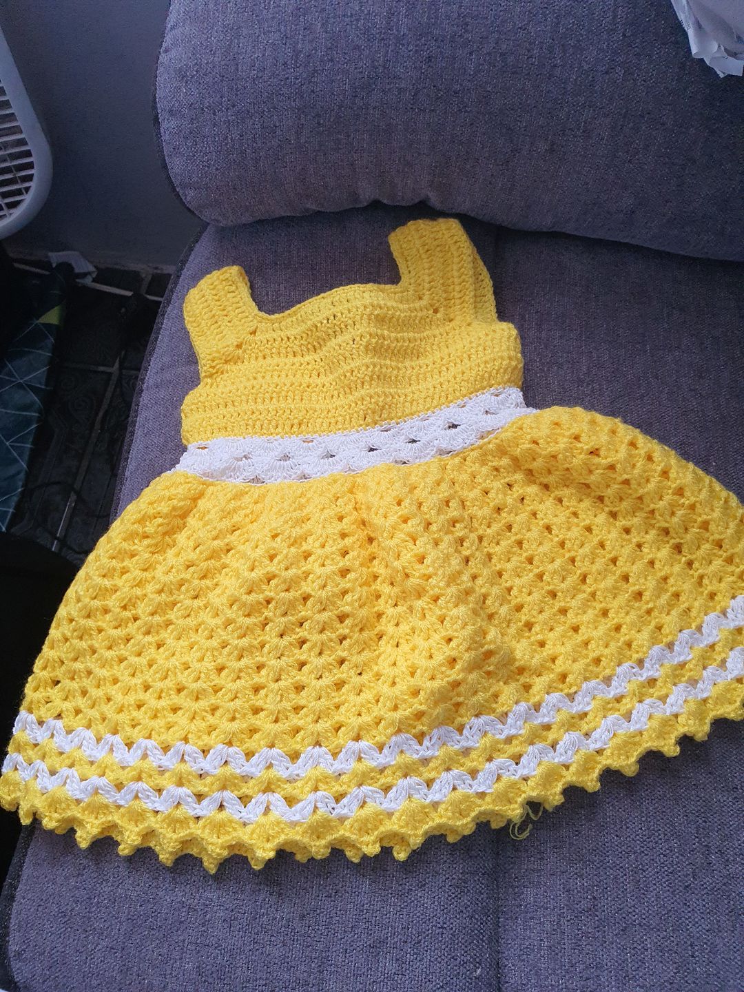 Customer photo review of Acrilan 3 Hebras [50grs] 1/2 - Unwound 3-ply Acrylic yarn for knitting, embroidery and crafts