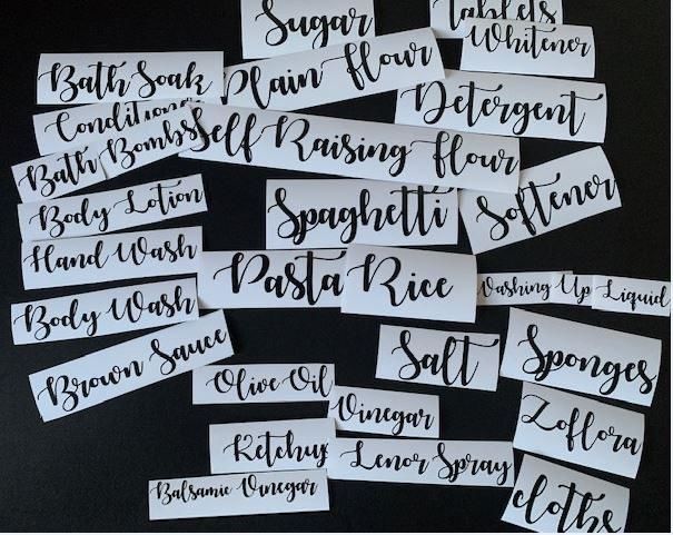 Customer photo review of Personalised Decal Labels
