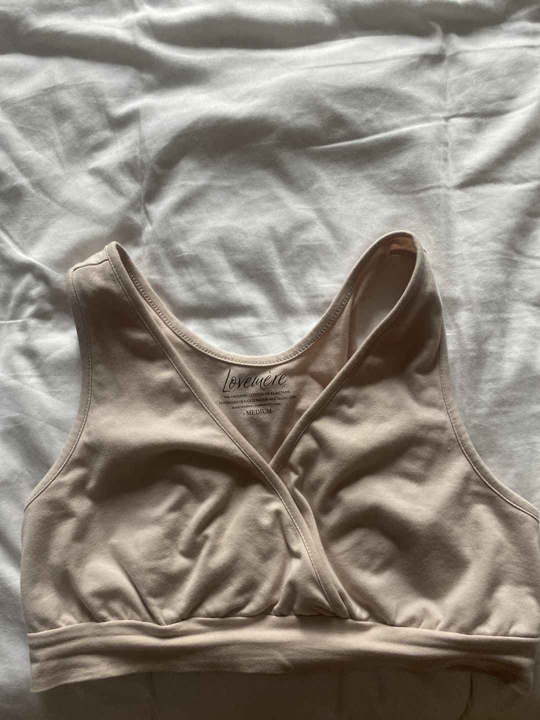 Customer photo review of Chloe Dream Love Organic Bra