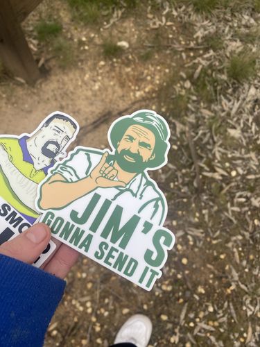 Customer photo review of WHEN'S SMOKO MIKE STICKER