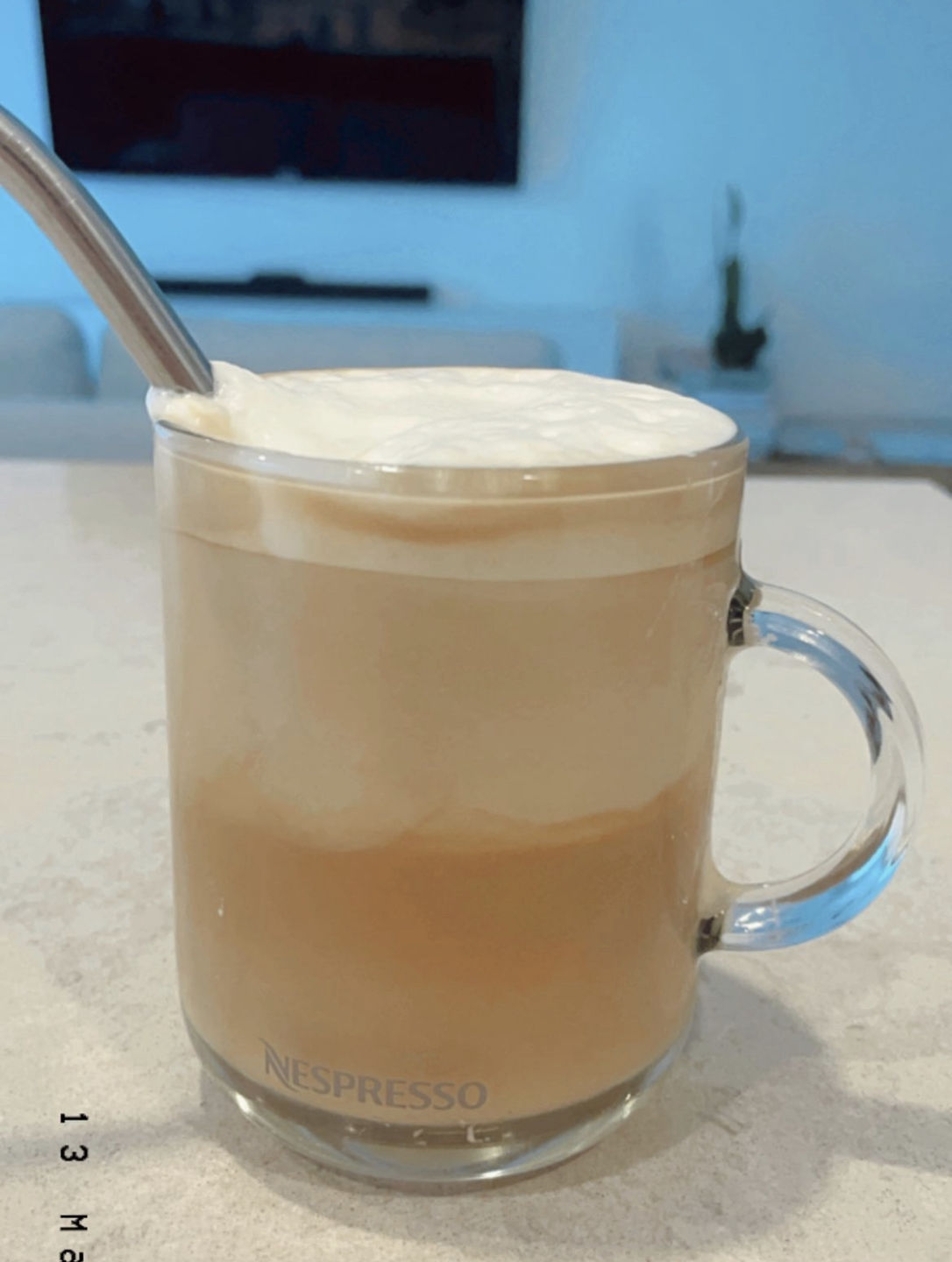 Customer photo review of White Chocolate Coffee Syrup