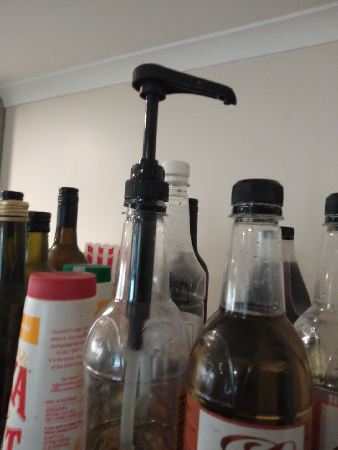 Customer photo review of Syrup Pump for 750mL Bottle
