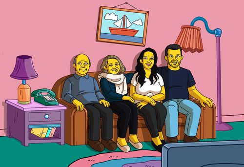 Customer photo review of RETRATO EM ARQUIVO DIGITAL FAMILIA AMARELA