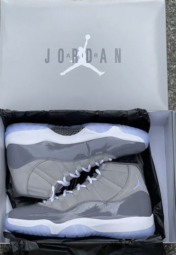 Customer photo review of 2021 Air Jordan 11 “Cool Grey” Early Pairs