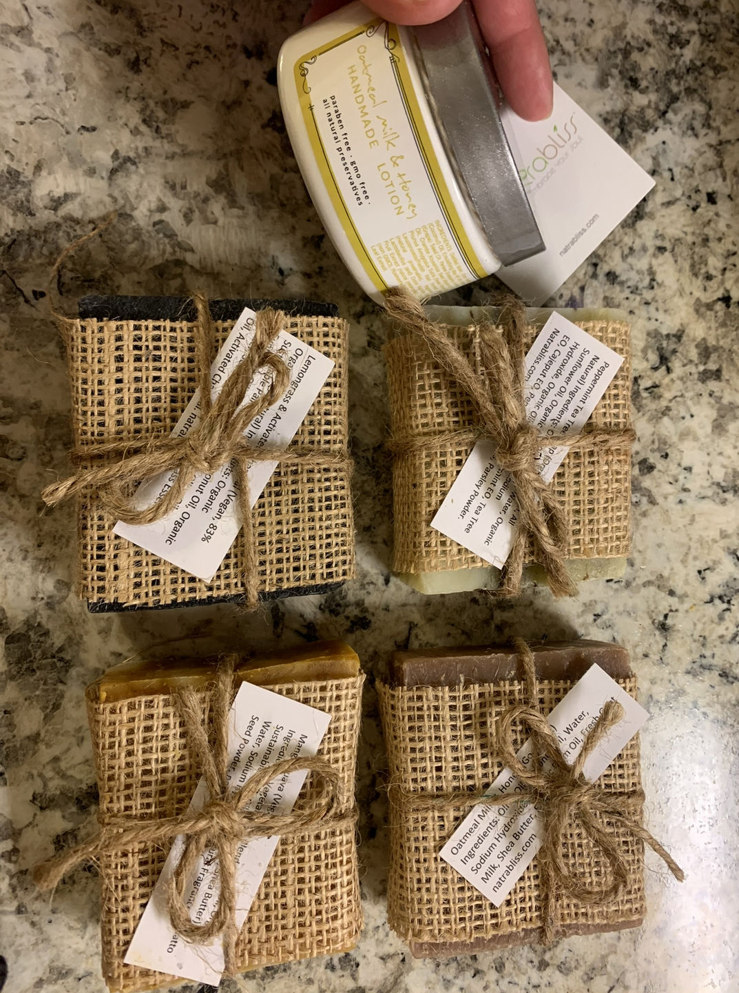 Customer photo review of Oatmeal, Milk & Honey Soap