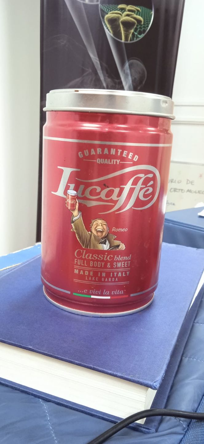Customer photo review of Lata Lucaffe Classic y Mr. Exclusive 250 grs Grano Molido