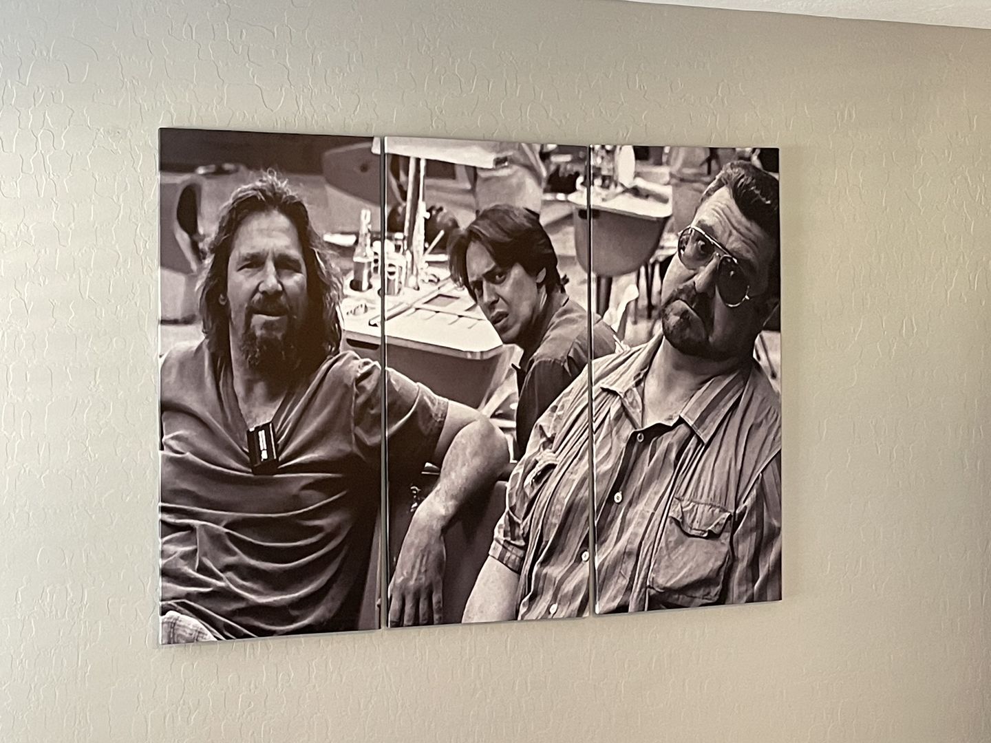 Customer photo review of The Big Lebowski Wall Art