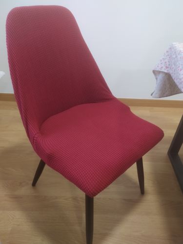 Customer photo review of FUNDA DE SILLA ESTILO NÓRDICO - REDONDEADA