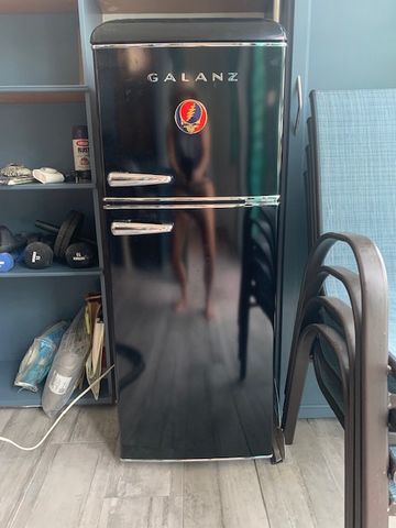 Customer photo review of Grateful Dead Metal Finish Steal Your Face Bumper Sticker